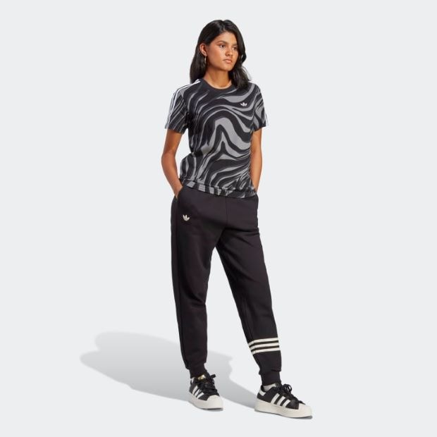 ★日本未入荷*PULL&BEAR*アブストラクトフットボールシャツ/WF★ レディース アブストラクト 総柄アニマルプリント Tシャツ