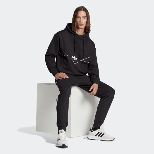 アディカラー シーズナル アーカイブ パーカー ブラック｜アパレル