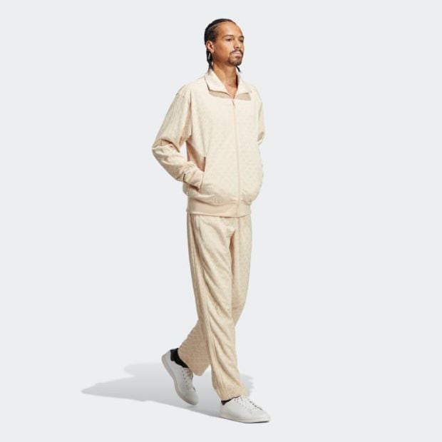 グラムリップス　グロッシー ジャージ トラックパンツ グラフィック モノグラム トラックパンツ（ジャージ） ブラック