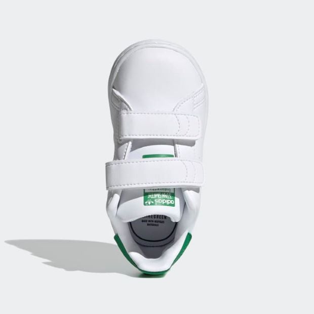 ジュニア キッズ スタンスミス STAN SMITH ldr88 フットウェアホワイト×フットウェアホワイト×グリーン