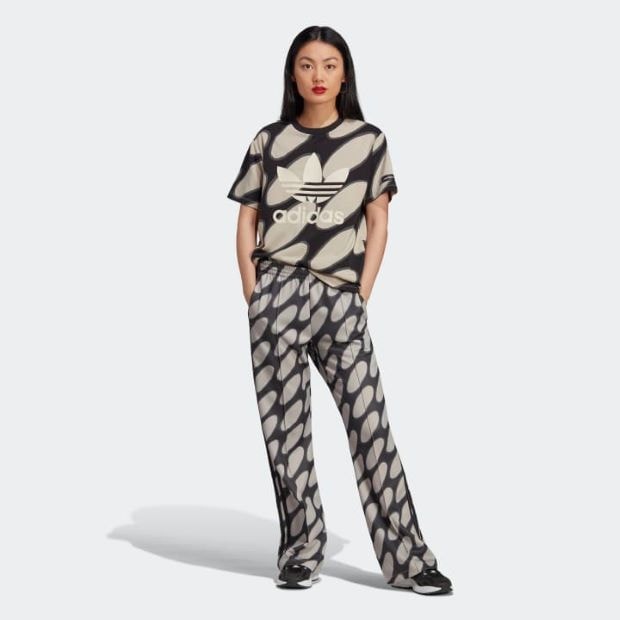 レディース マリメッコ 総柄プリントシャツ マルチカラー×ライト