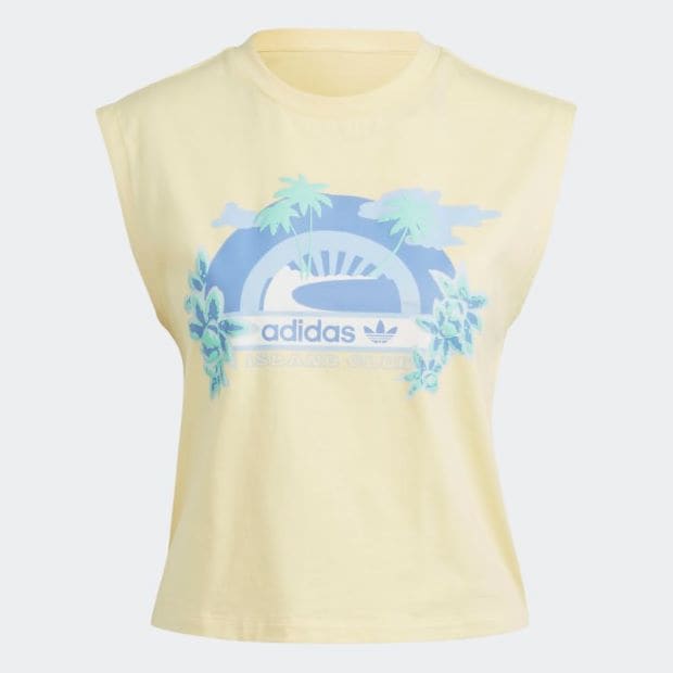 レディース ノースリーブ グラフィックTシャツ オールモスト