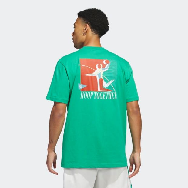 バスケットボール グラフィック Tシャツ コートグリーン｜すべての商品