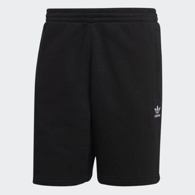 adidas Originals エッセンシャル トレフォイル ショーツ 送関込 トレフォイル エッセンシャルズ ショーツ ブラック |アパレル