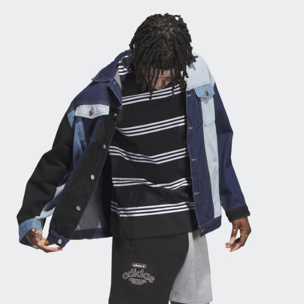 エンジニアード スリーストライプス半袖Tシャツ ブラック ｜すべての