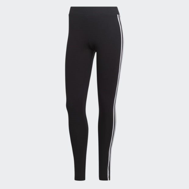 レディース 3 STRIPES TIGHT ブラック ｜アパレル,レディース