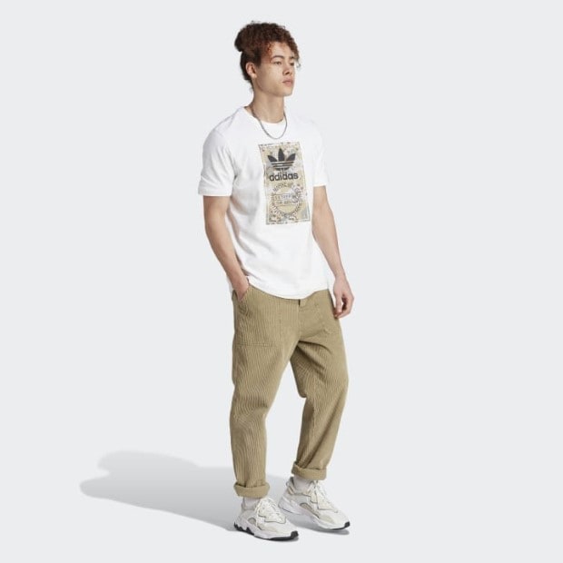 グラフィック カモ柄 シュータンラベル 半袖Tシャツ ホワイト｜すべて
