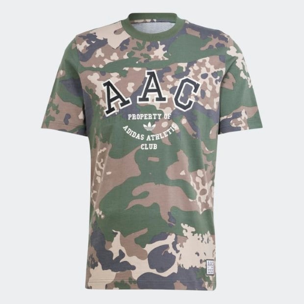 AAC カモ柄Tシャツ シャドーグリーン×マルチカラー ｜アパレル,シャツ