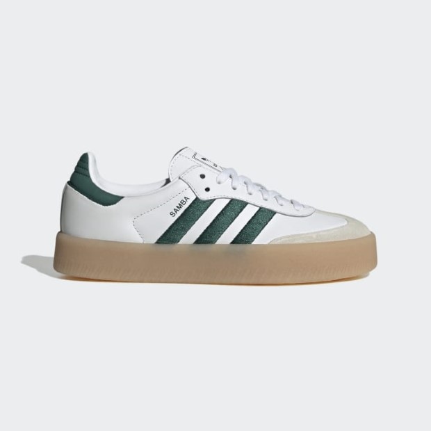 レディース サンバ W SAMBA W mcq87　フットウェアホワイト×カレッジグリーン　