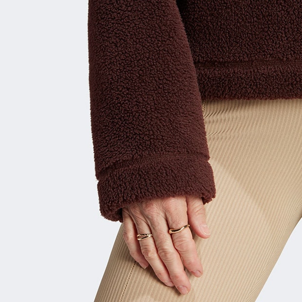 レディース プレミアム エッセンシャルズ パーカー シャドーブラウン