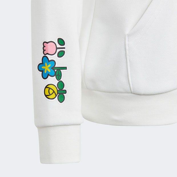 ハローキティ アディダス フード付きパーカー ホワイト　新品 adidas Originals アディダス オリジナルス × ハローキティ パーカー