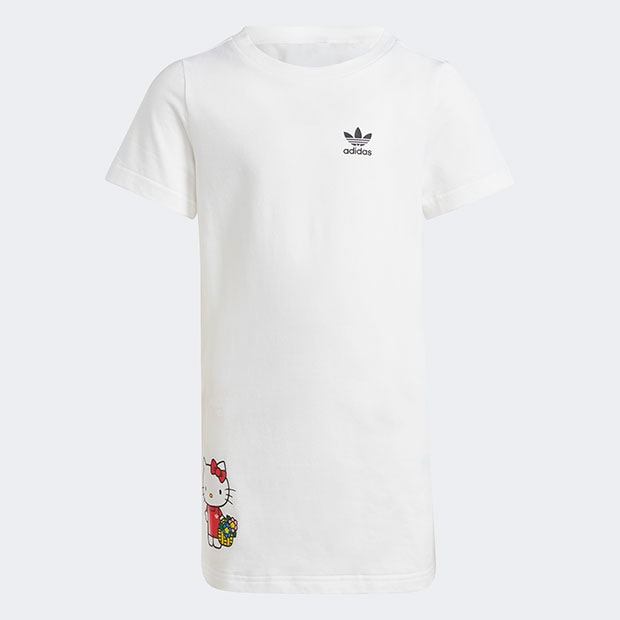 ジュニア アディダスオリジナルス×ハローキティ Tシャツワンピース