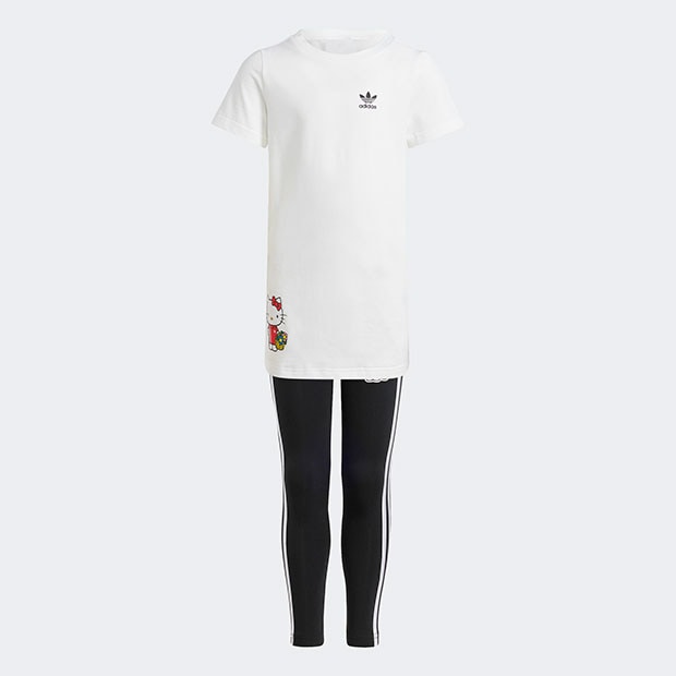 ジュニア アディダスオリジナルス×ハローキティ Tシャツワンピース