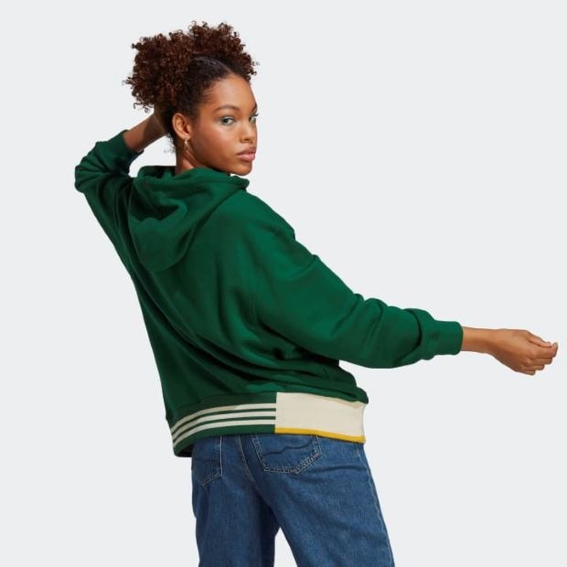 レディース オーバーサイズフーディー ダークグリーン ｜アパレル