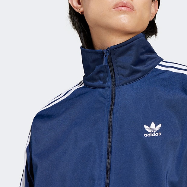 なーー　adidas トラックジャケット ファイヤーバード　ネイビー adidas ファイヤーバード ネイビー