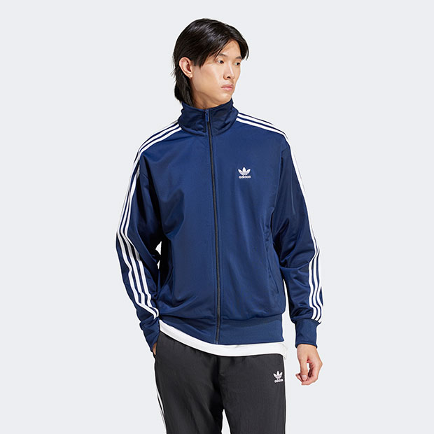 なーー　adidas トラックジャケット ファイヤーバード　ネイビー adidas（アディダス） ナイロンジャケット adidas FIREBIRD WOVEN