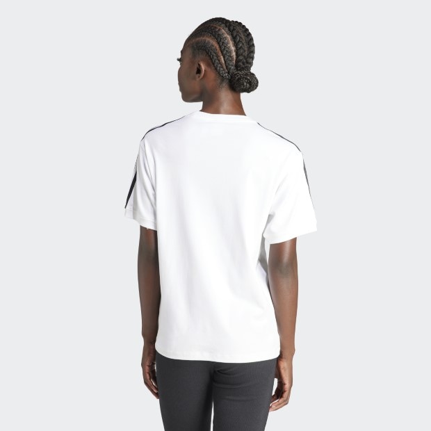 レディース スリーストライプス 半袖Tシャツ ホワイト ｜すべての商品