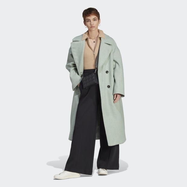 レディース プレミアム エッセンシャルズ ワイドレッグ ピンタックパンツ ブラック