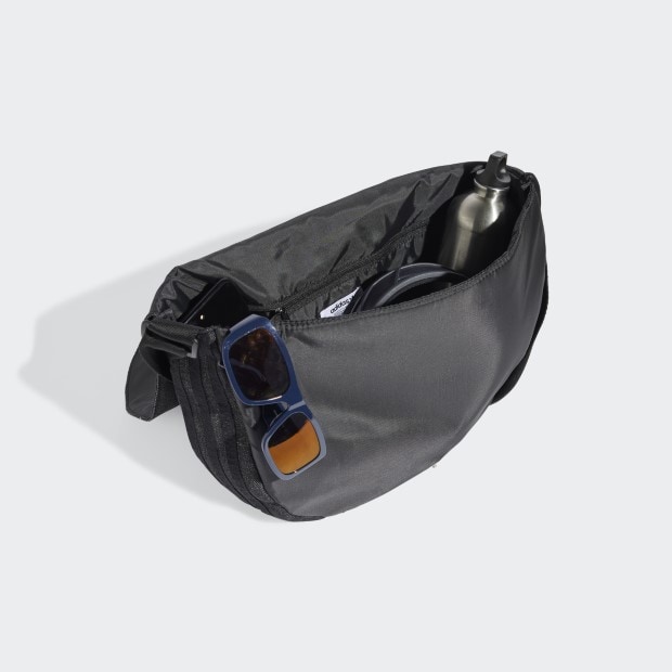 HAYAsupreme デニム ブラック ショルダーバッグ ANDER HUNK ショルダーバッグ Overdyed Denim Bag/オーバーダイ