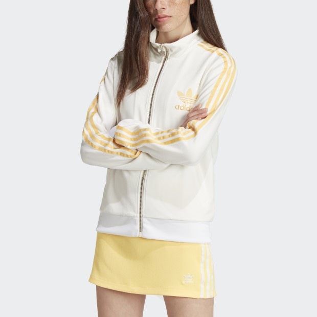 adidas プレミアム オリジナルス クレープ トラックトップ adidas PREMIUM ORIGINALS CRAPE TRACK TOP OWHITE/DKBLUE