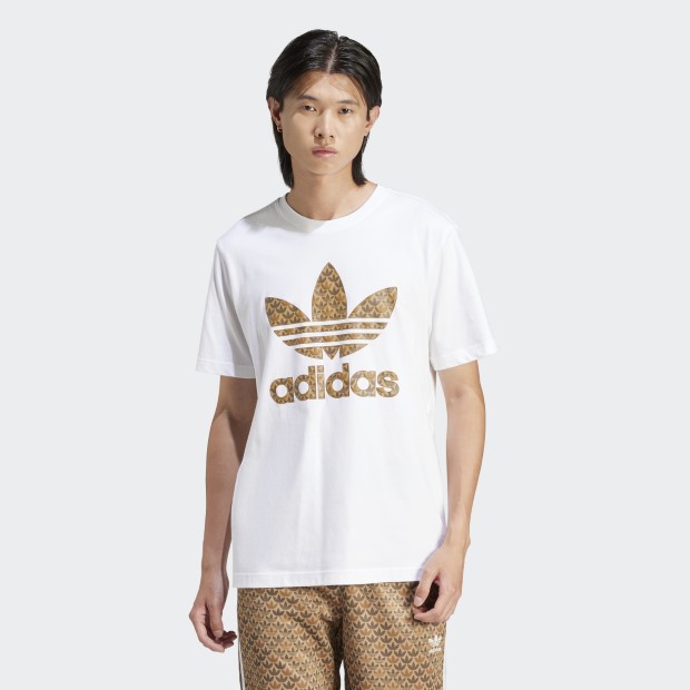 クラシック モノグラム グラフィック半袖Tシャツ ホワイト