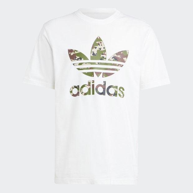 カモ ホワイト トレフォイル 半袖Tシャツ　ホワイト　