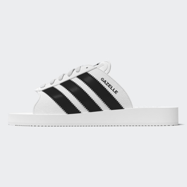 レディース ガゼル ビーチ GAZELLE BEACH nqz22 フットウェアホワイト×コアブラック