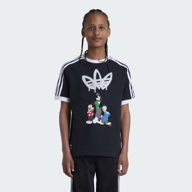 ジュニア ミッキーマウス 半袖Tシャツ ブラック ｜アパレル,キッズ