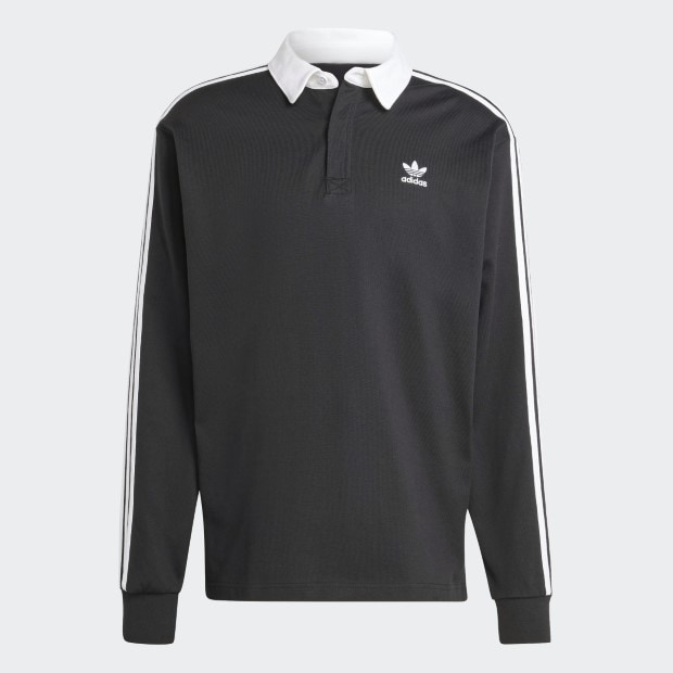 海外限定M ADIDAS ラグビー ポロTシャツブラック　IR6377 海外限定2XL ADIDAS ラグビー ポロTシャツブラック IR6377