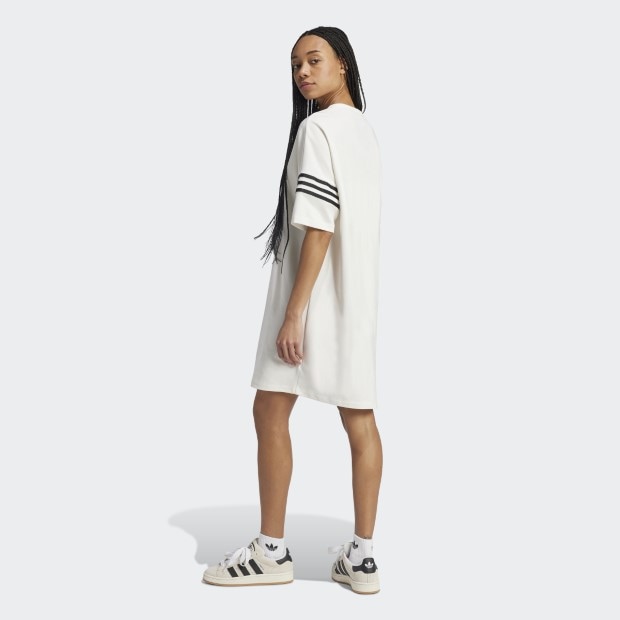 adidas originals クエアネックワンピース レディース NEUCLASSICS ワンピース クラウドホワイト