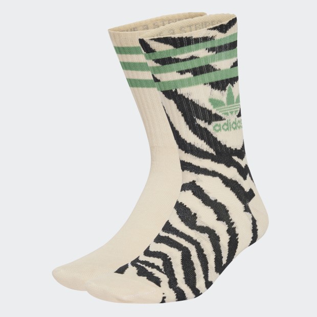 FARM Rio クルーソックス 2足組　クリスタルサンド×ブラック　