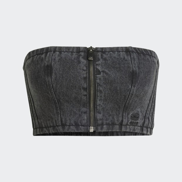 トップス aokuma レディース Adilenium シーズン2 ウォッシュドデニム チューブ