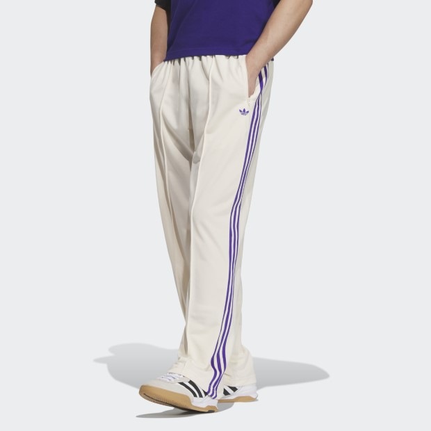 adidas ベッケンバウアートラックパンツ ワンダーホワイト　クリーム 2XS ベッケンバウアー トラックパンツ ワンダーホワイト ｜アパレル