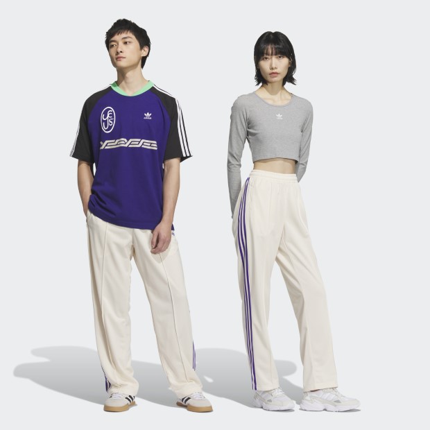 adidas ベッケンバウアーWonder White / Energy Ink ベッケンバウアー トラックパンツ ワンダーホワイト |アパレル