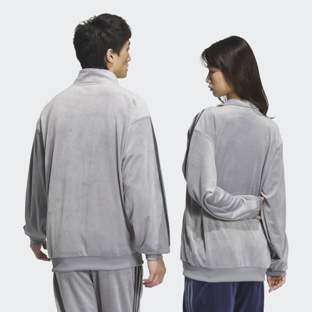 ベッケンバウアー ベロア トラックジャケット ライトオニキス