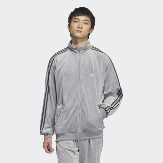 ベッケンバウアー ベロア トラックジャケット ライトオニキス