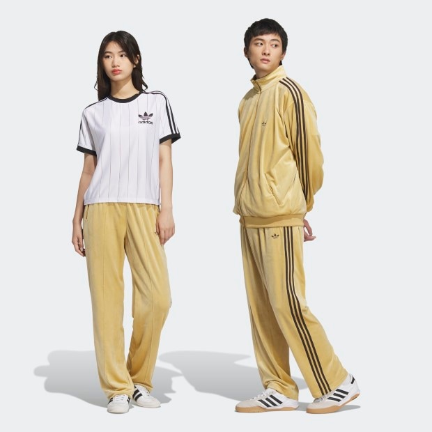 ベッケンバウアー ベロア トラックパンツ ゴールデンベージュ