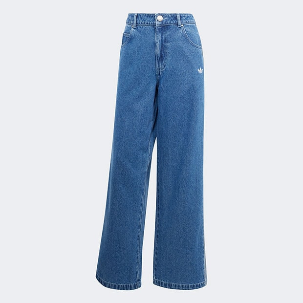 レディース アディカラー デニム スリーストライプス トラックパンツ