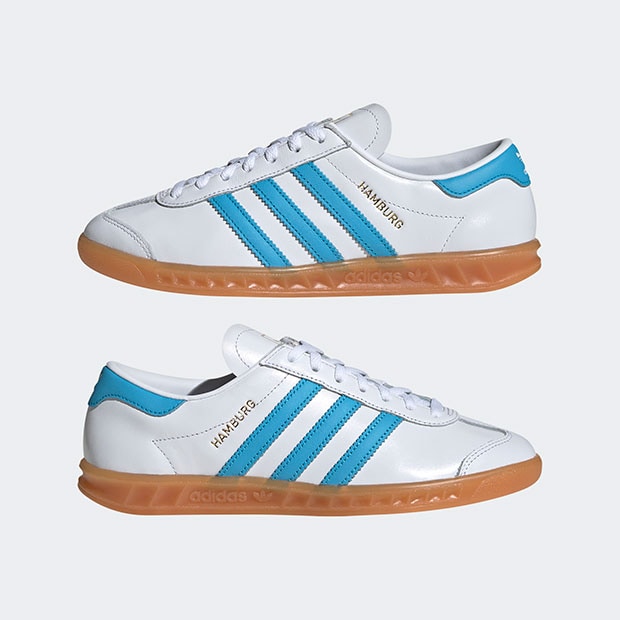 レディース ハンブルク HAMBURG nil35 クラウドホワイト×スカイ