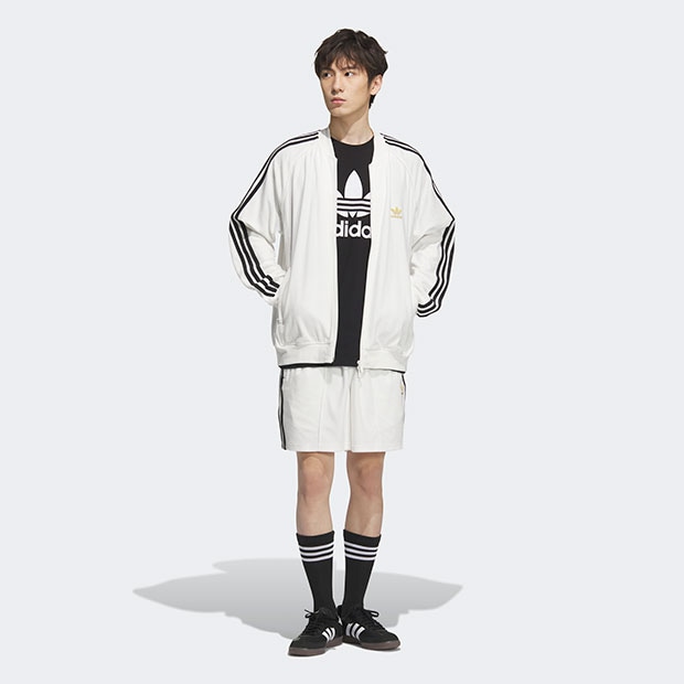 アディダス　SSTトラックジャケット クラウドホワイト　XL adidas SUPER STAR TRACK TOP クラウドホワイト（アディダス