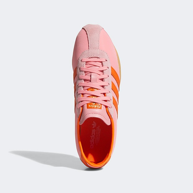 adidas 東京 - ルシッドパープル/オレンジ Women's Adidas Tokyo Shoes - Pink/Orange/Gold
