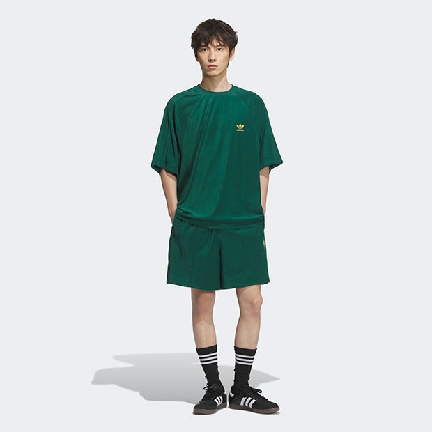 s*3様 メゾンスペシャル　サイドジップショーツ　カーキ　グリーン　レイヤー s*3様 メゾンスペシャル サイドジップショーツ カーキ グリーン