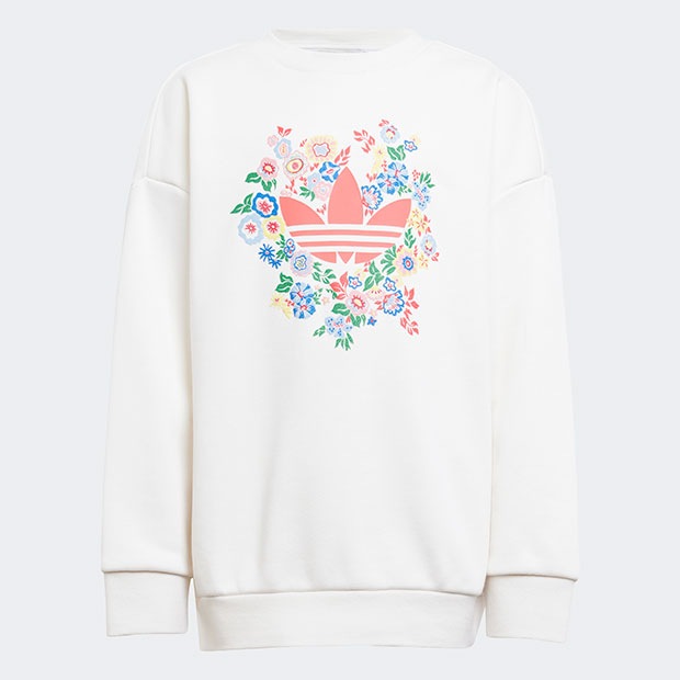 ジュニア リバティ ロンドン Liberty London クルー レギンス セット キッズ クラウドホワイト