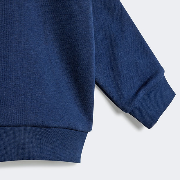 ジュニア デニム クルーセット キッズ ミディアムブルーデニム