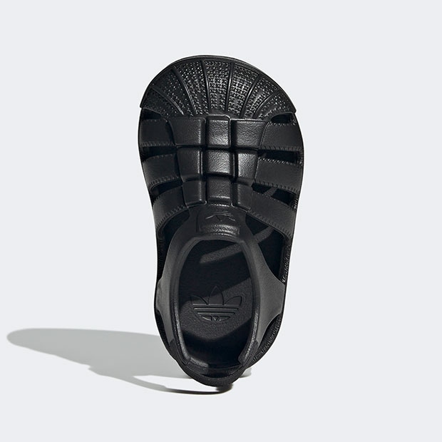 ジュニア キッズ SST サンダル SST SANDALS njg16　コアブラック×コアブラック　