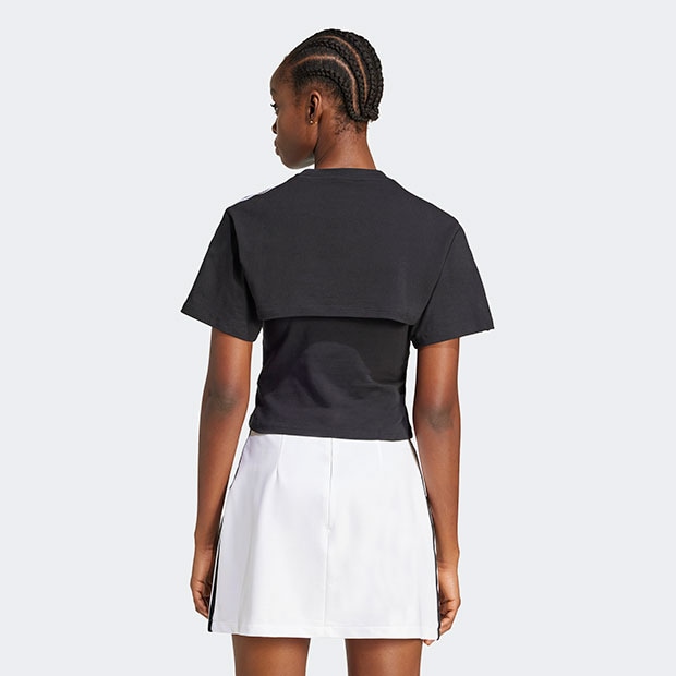 レディース カットアウト カリ半袖Tシャツ ブラック ｜すべての商品