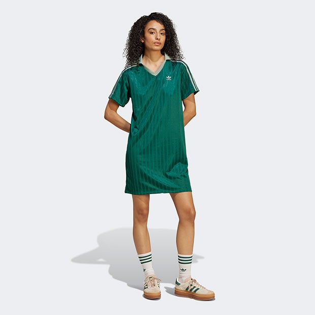 adidas ワンピース アディカラー クラシックス スリーストライプ