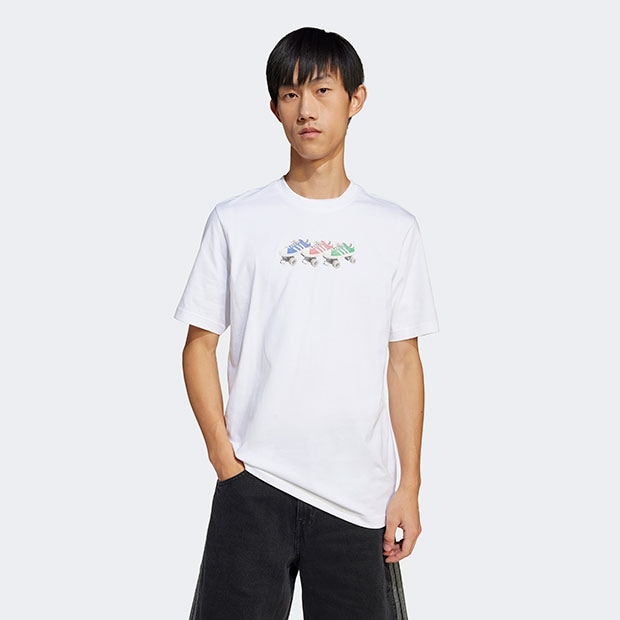 アディダス オリジナルス 半袖Tシャツ ホワイト ｜すべての商品