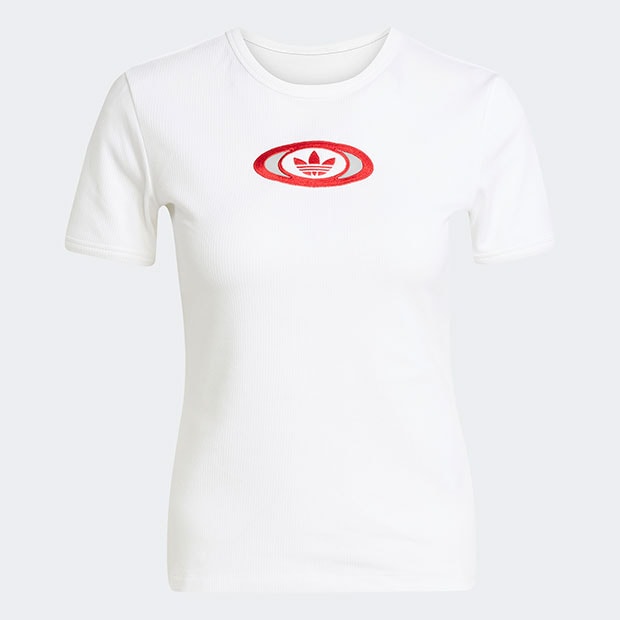 レディース アディダス オリジナルス 半袖Tシャツ ホワイト ｜すべての