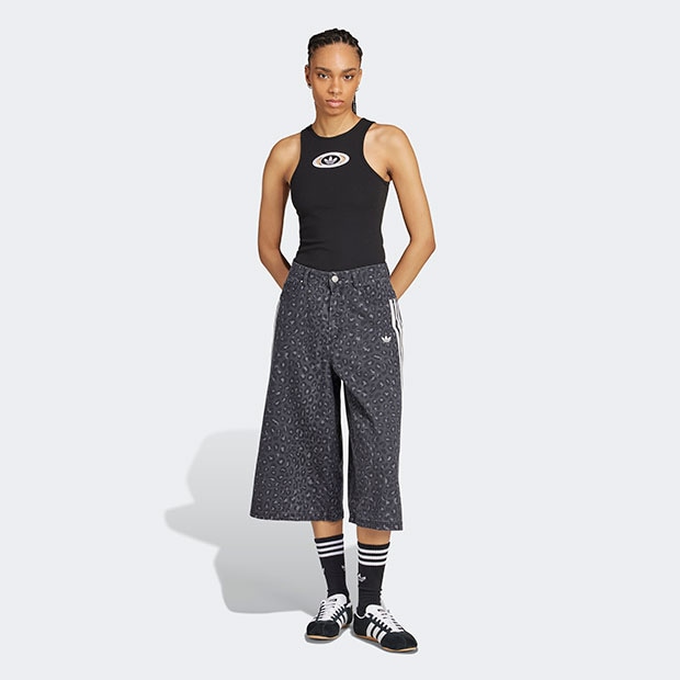 レディース アディダス オリジナルス タンクトップ ブラック